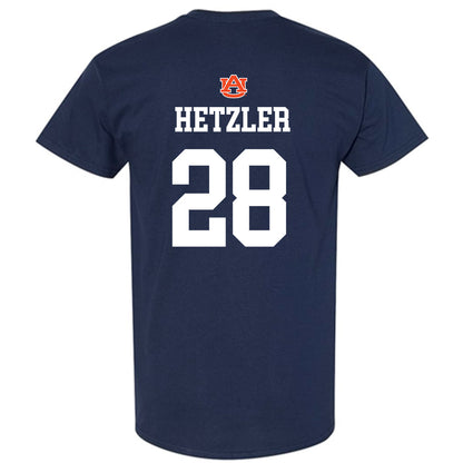 Auburn - NCAA Baseball : Ryan Hetzler - NCAA® Replica Shersey T-Shirt-1
