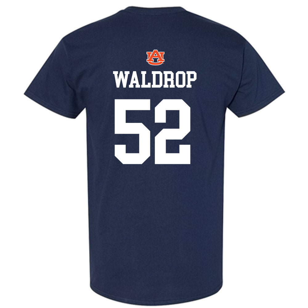 Auburn - NCAA Baseball : Tanner Waldrop - NCAA® Replica Shersey T-Shirt-1