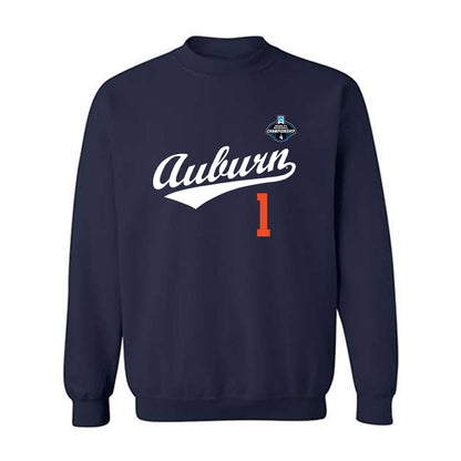 Auburn - NCAA Baseball : Ryne Farber - NCAA® Replica Shersey Crewneck Sweatshirt-0
