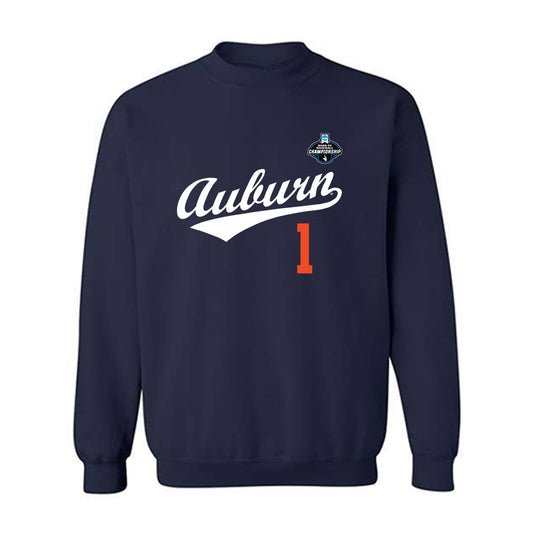Auburn - NCAA Baseball : Ryne Farber - NCAA® Replica Shersey Crewneck Sweatshirt-0