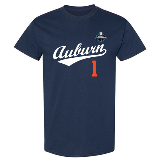 Auburn - NCAA Baseball : Ryne Farber - NCAA® Replica Shersey T-Shirt-0