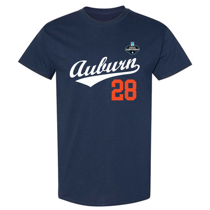 Auburn - NCAA Baseball : Ryan Hetzler - NCAA® Replica Shersey T-Shirt-0