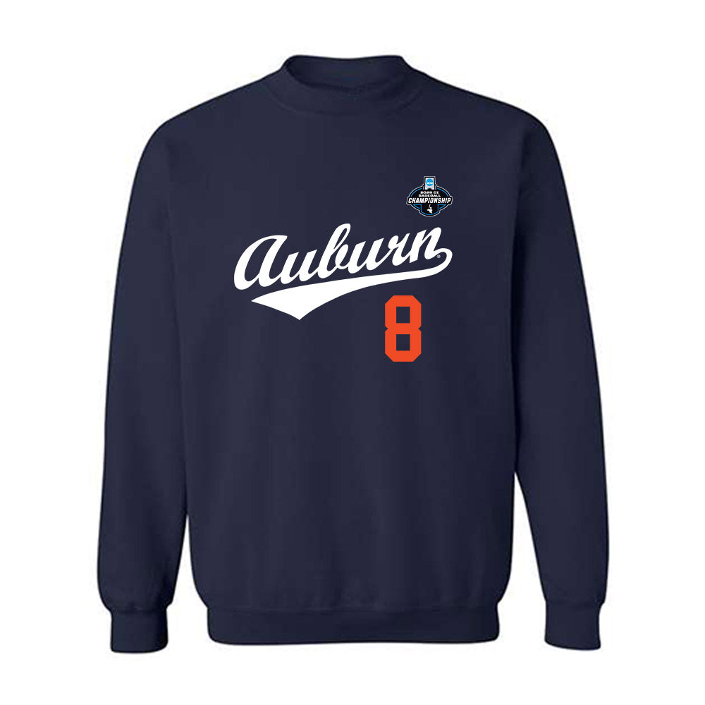 Auburn - NCAA Baseball : Bryson Ware - NCAA® Replica Shersey Crewneck Sweatshirt-0