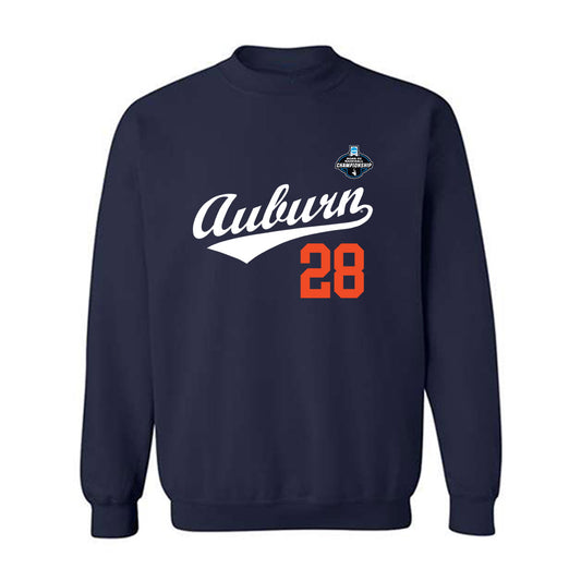 Auburn - NCAA Baseball : Ryan Hetzler - NCAA® Replica Shersey Crewneck Sweatshirt-0