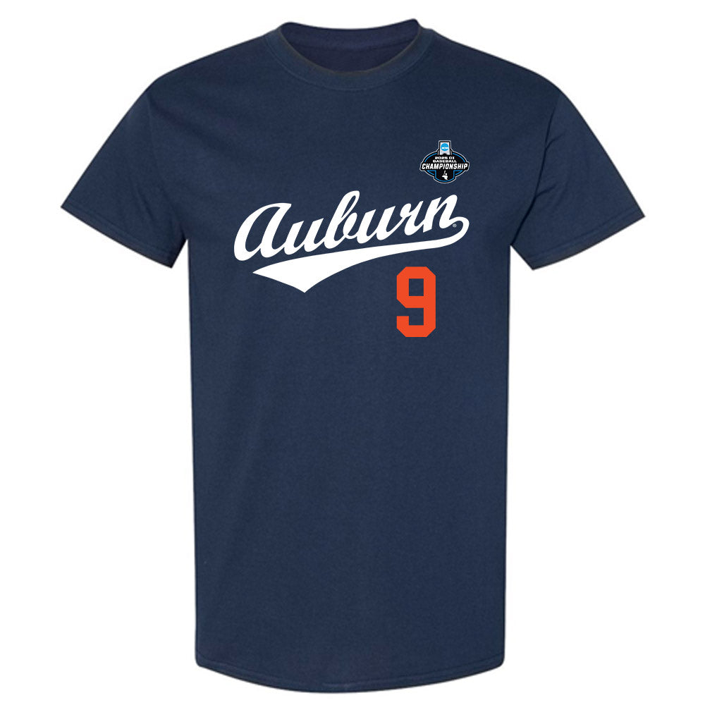 Auburn - NCAA Baseball : Jett Johnston - NCAA® Replica Shersey T-Shirt-0