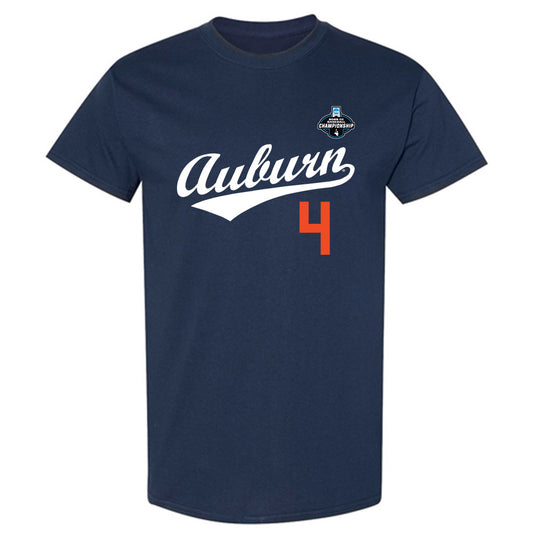 Auburn - NCAA Baseball : Andrew Dutton - NCAA® Replica Shersey T-Shirt-0