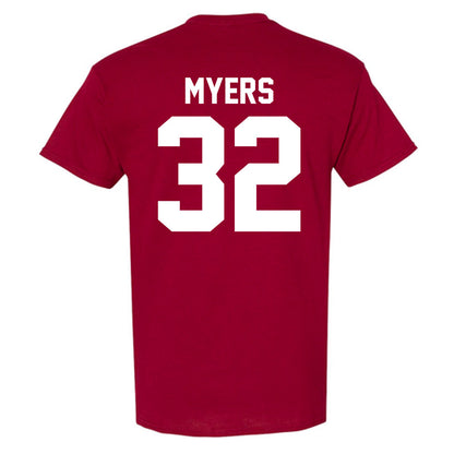 Alabama - NCAA Baseball : Braylon Myers - NCAA® Replica Shersey T-Shirt-1