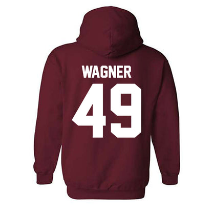 Alabama - NCAA Baseball : Nash Wagner - NCAA® Replica Shersey Hooded Sweatshirt-1