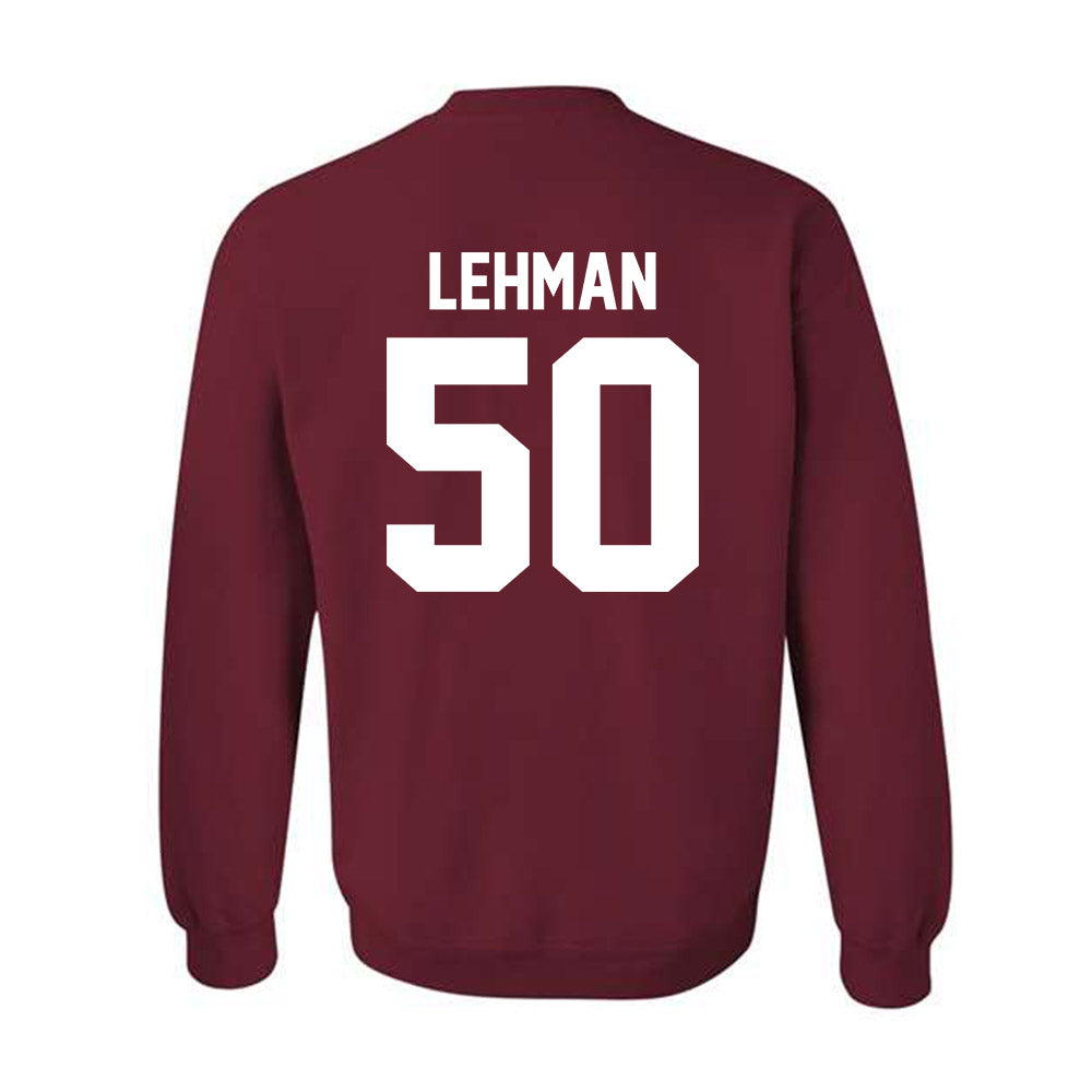 Alabama - NCAA Baseball : Connor Lehman - NCAA® Replica Shersey Crewneck Sweatshirt-1