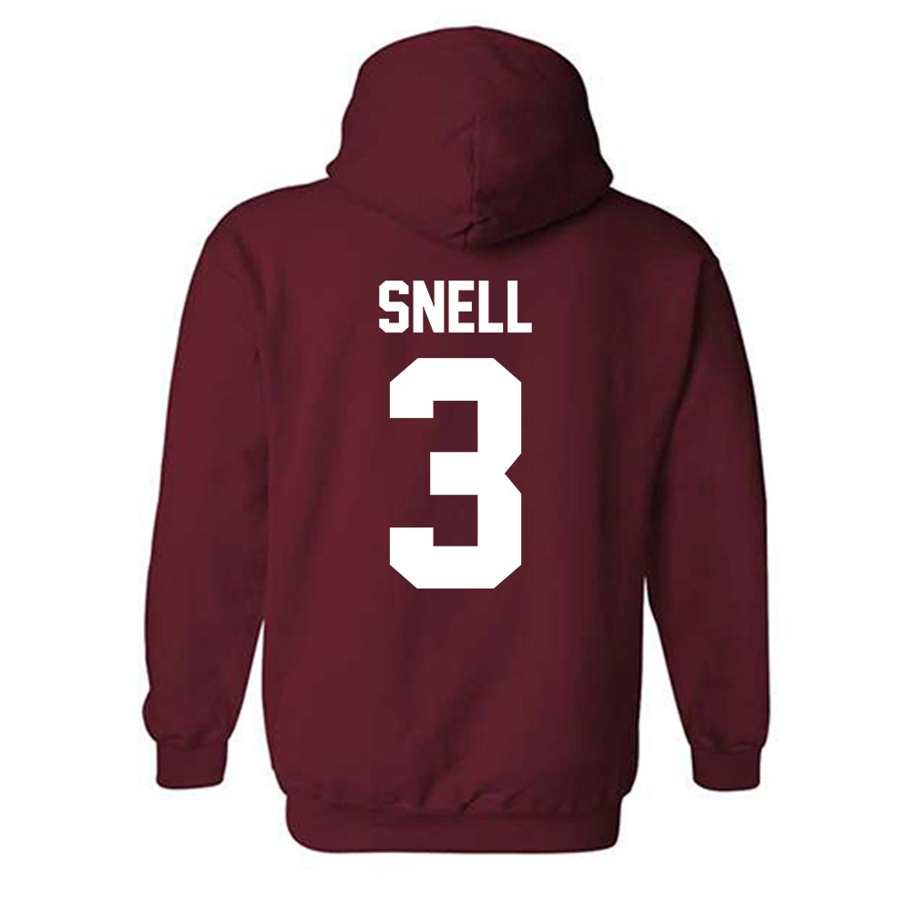 Alabama - NCAA Baseball : Kade Snell - NCAA® Replica Shersey Hooded Sweatshirt-1