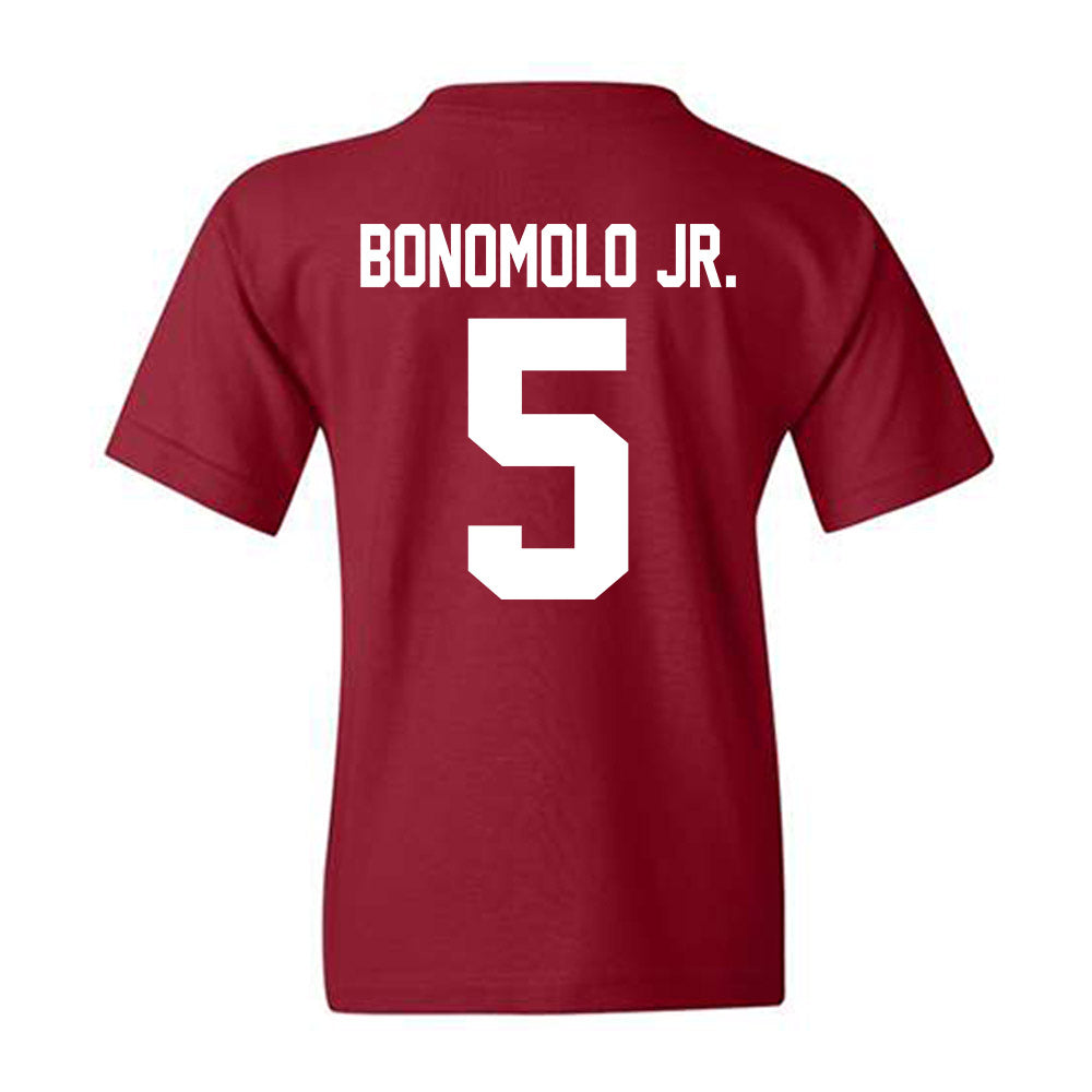 Alabama - NCAA Baseball : Richie Bonomolo Jr. - NCAA® Replica Shersey Youth T-Shirt-1