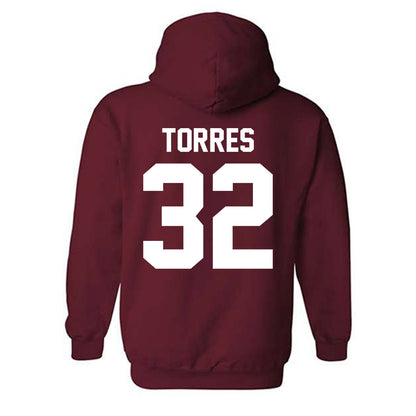 Alabama - NCAA Baseball : Jason Torres - NCAA® Replica Shersey Hooded Sweatshirt-1