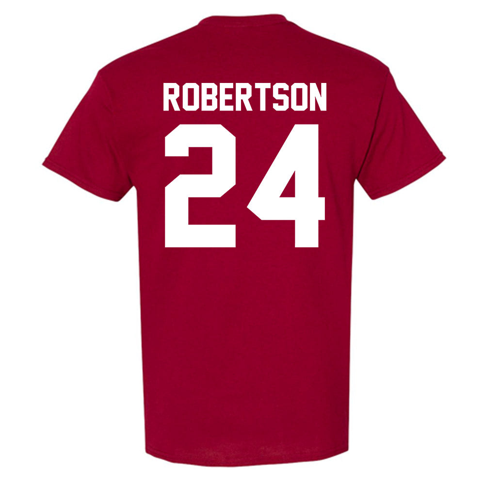 Alabama - NCAA Baseball : Tate Robertson - NCAA® Replica Shersey T-Shirt-1