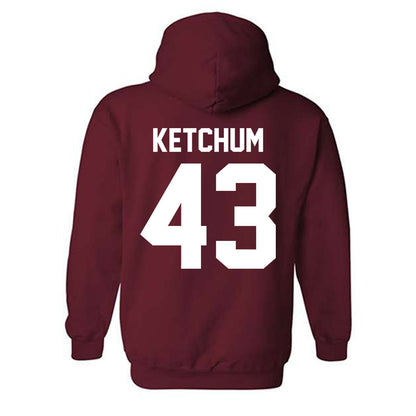 Alabama - NCAA Baseball : Jack Ketchum - NCAA® Replica Shersey Hooded Sweatshirt-1