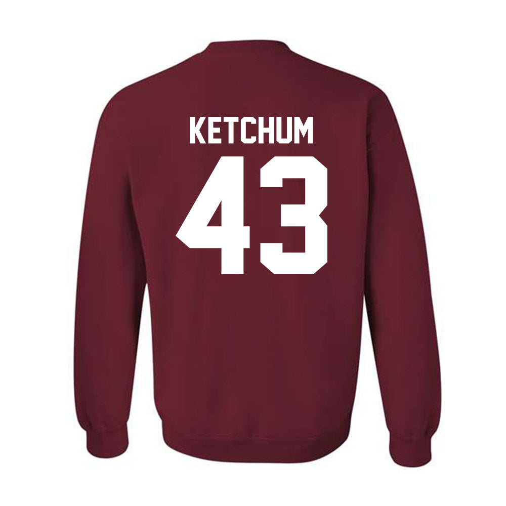 Alabama - NCAA Baseball : Jack Ketchum - NCAA® Replica Shersey Crewneck Sweatshirt-1