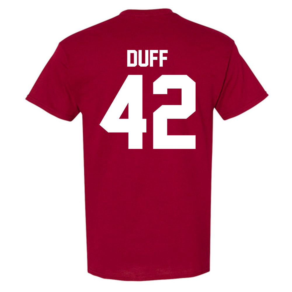 Alabama - NCAA Baseball : Ahmaad Duff - NCAA® Replica Shersey T-Shirt-1