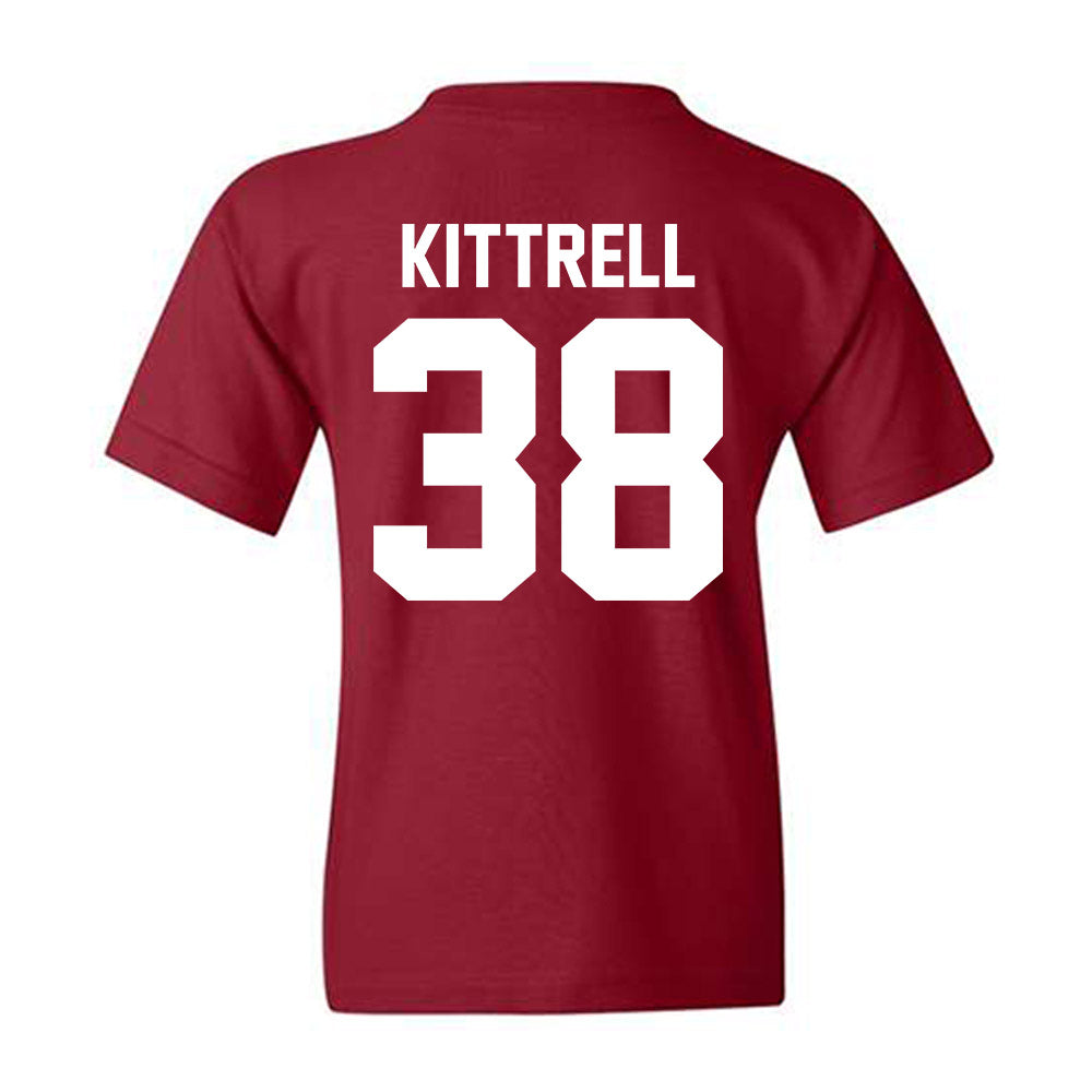Alabama - NCAA Baseball : Zach Kittrell - NCAA® Replica Shersey Youth T-Shirt-1
