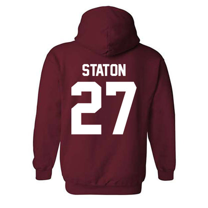 Alabama - NCAA Baseball : Garrett Staton - NCAA® Replica Shersey Hooded Sweatshirt-1