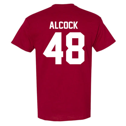 Alabama - NCAA Baseball : Bobby Alcock - NCAA® Replica Shersey T-Shirt-1