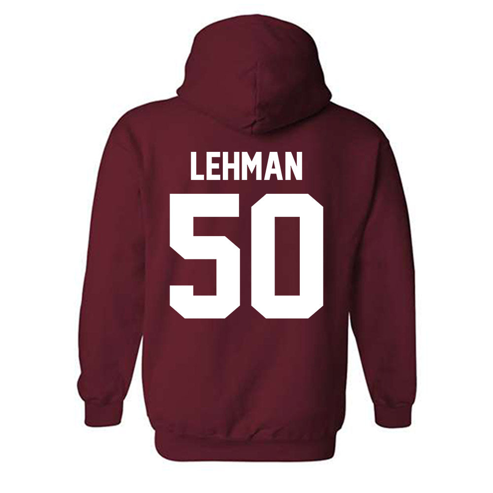 Alabama - NCAA Baseball : Connor Lehman - NCAA® Replica Shersey Hooded Sweatshirt-1