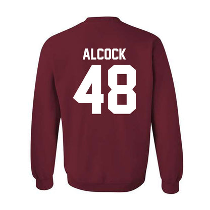 Alabama - NCAA Baseball : Bobby Alcock - NCAA® Replica Shersey Crewneck Sweatshirt-1