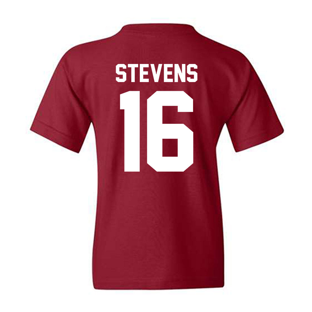 Alabama - NCAA Baseball : Jonathan Stevens - NCAA® Replica Shersey Youth T-Shirt-1