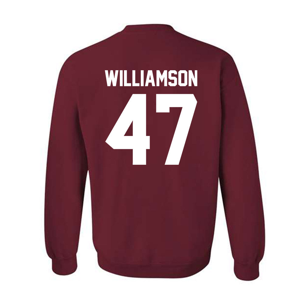Alabama - NCAA Baseball : Jojo Williamson - NCAA® Replica Shersey Crewneck Sweatshirt-1