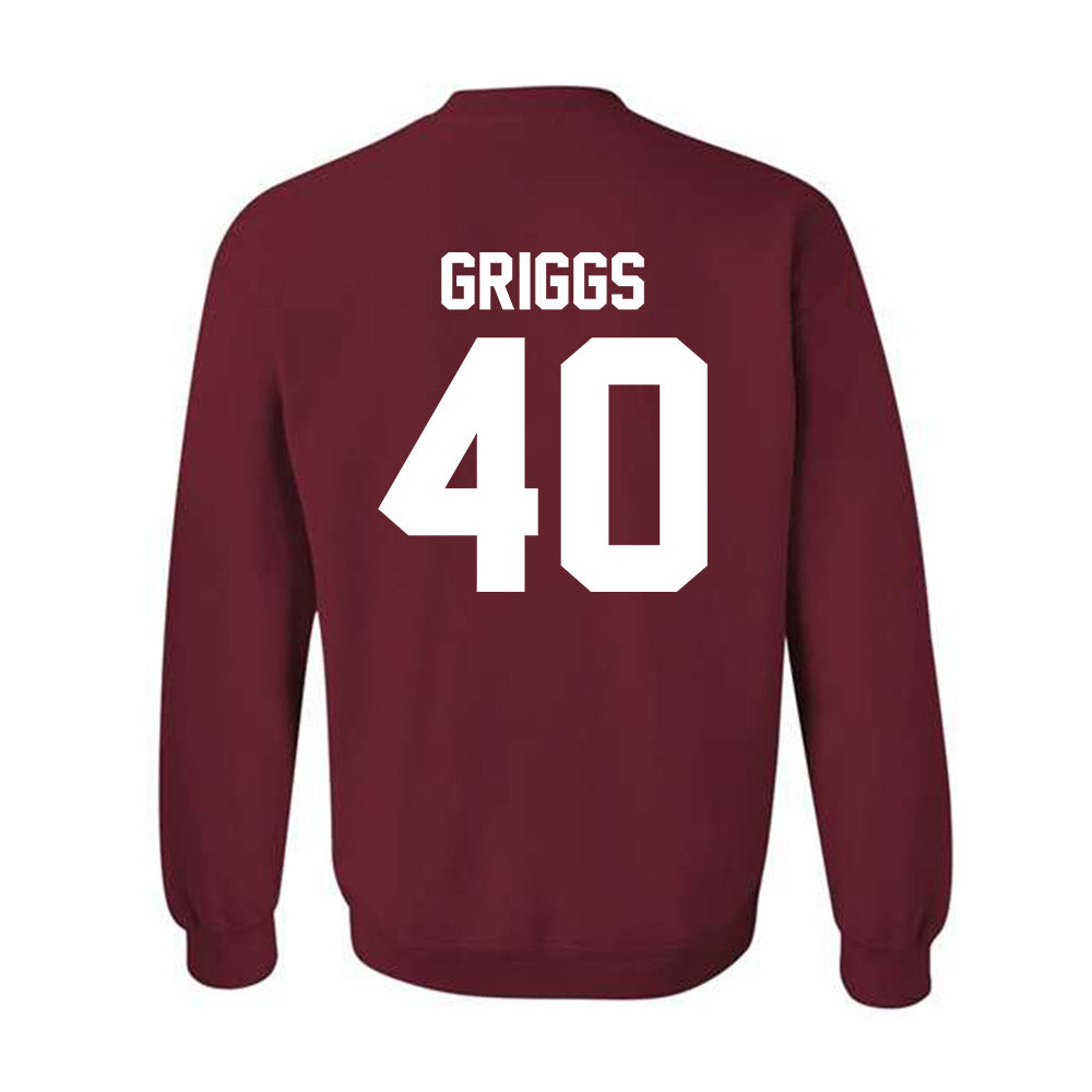 Alabama - NCAA Baseball : Sean Griggs - NCAA® Replica Shersey Crewneck Sweatshirt-1