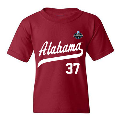 Alabama - NCAA Baseball : Andre Modugno - NCAA® Replica Shersey Youth T-Shirt-0