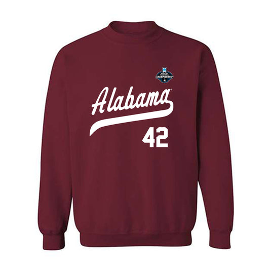 Alabama - NCAA Baseball : Ahmaad Duff - NCAA® Replica Shersey Crewneck Sweatshirt-0