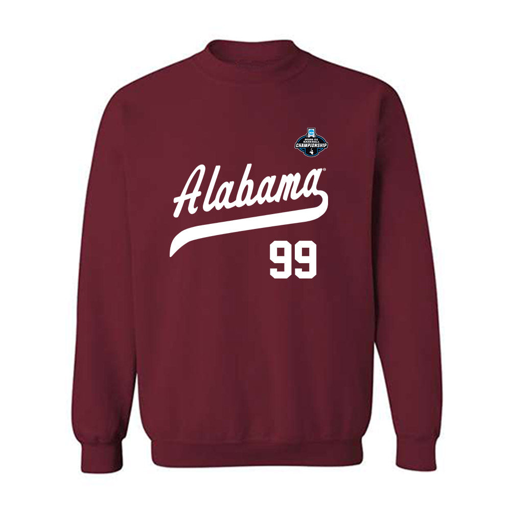 Alabama - NCAA Baseball : Austin Morris - NCAA® Replica Shersey Crewneck Sweatshirt-0