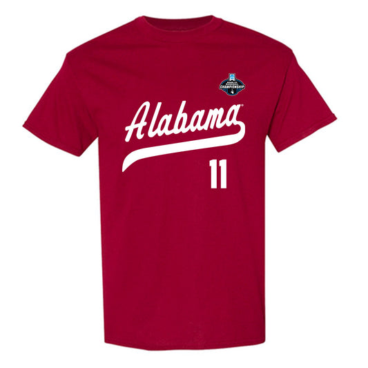 Alabama - NCAA Baseball : Coulson Buchanan - NCAA® Replica Shersey T-Shirt-0