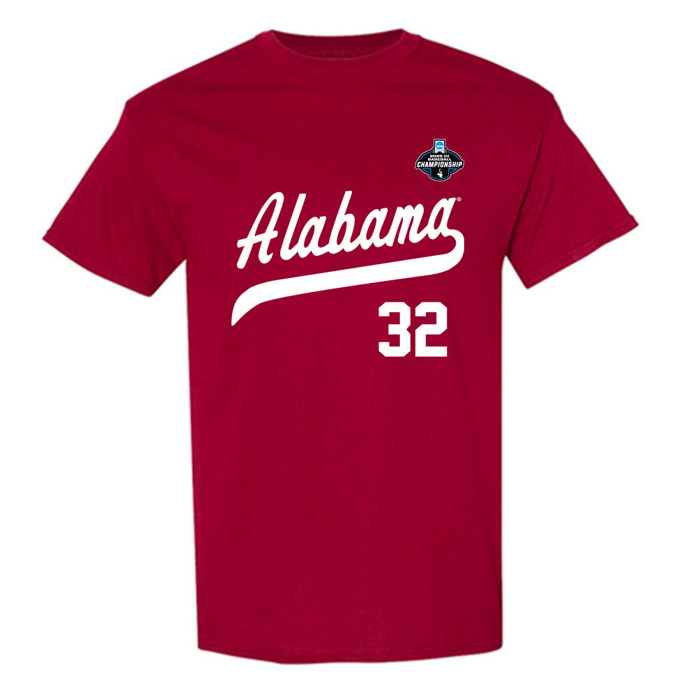 Alabama - NCAA Baseball : Braylon Myers - NCAA® Replica Shersey T-Shirt-0