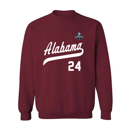 Alabama - NCAA Baseball : Tate Robertson - NCAA® Replica Shersey Crewneck Sweatshirt-0