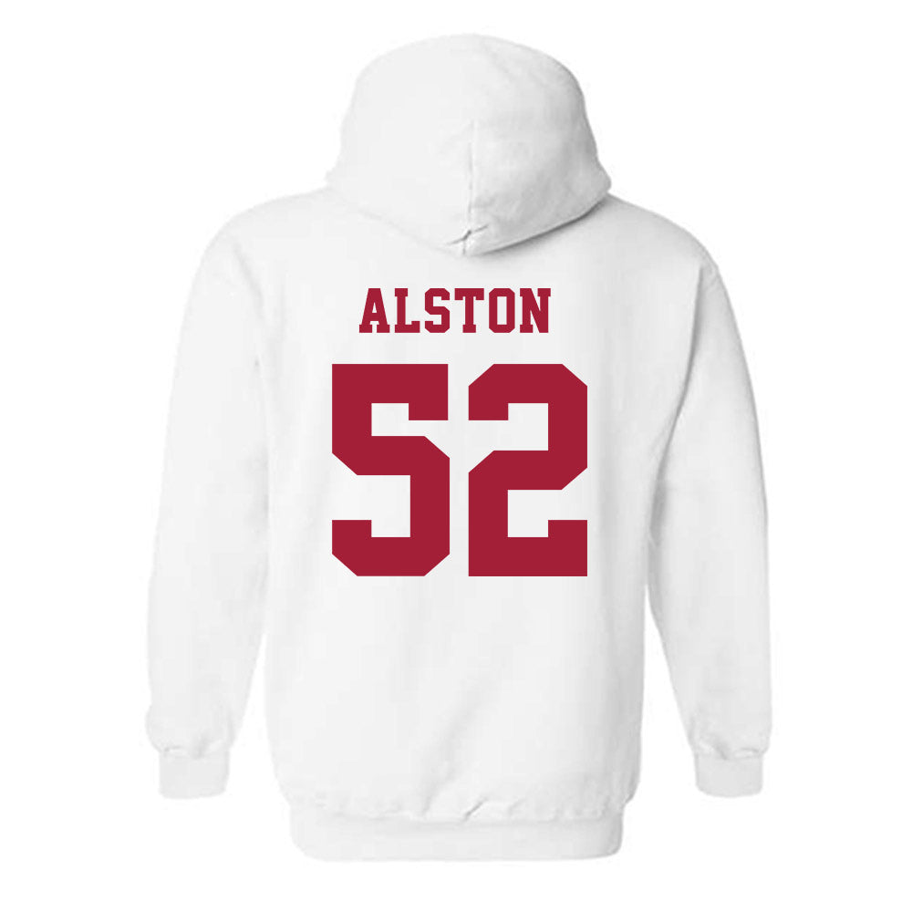 Alabama - NCAA Baseball : Ashton Alston - NCAA® Replica Shersey Hooded Sweatshirt-1