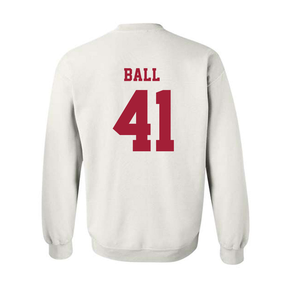 Alabama - NCAA Baseball : Connor Ball - NCAA® Replica Shersey Crewneck Sweatshirt-1