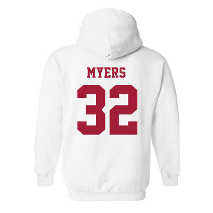 Alabama - NCAA Baseball : Braylon Myers - NCAA® Replica Shersey Hooded Sweatshirt-1