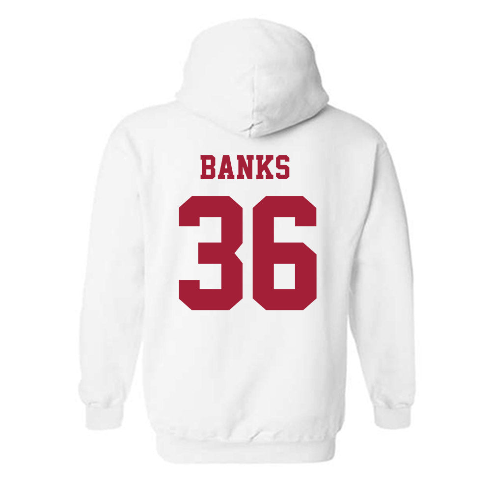Alabama - NCAA Baseball : Hagan Banks - NCAA® Replica Shersey Hooded Sweatshirt-1