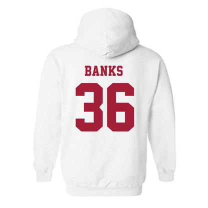 Alabama - NCAA Baseball : Hagan Banks - NCAA® Replica Shersey Hooded Sweatshirt-1