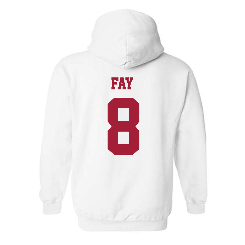 Alabama - NCAA Baseball : Tyler Fay - NCAA® Replica Shersey Hooded Sweatshirt-1