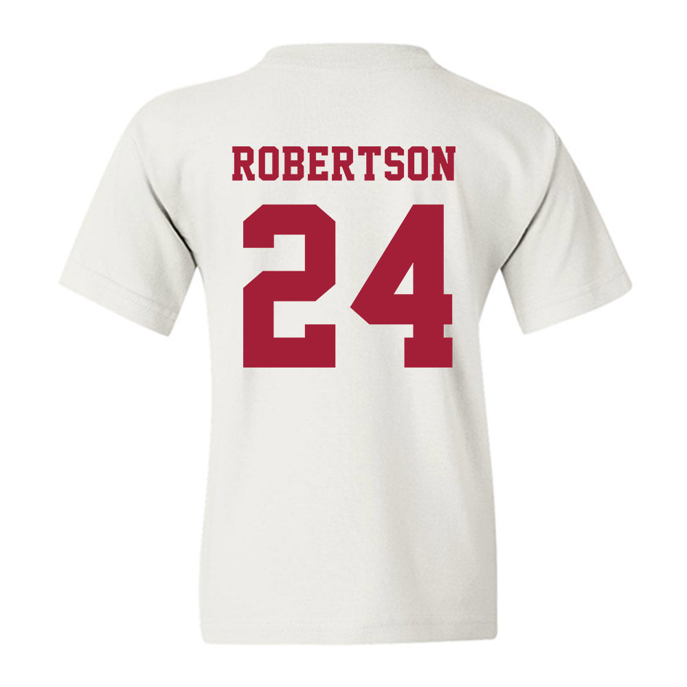 Alabama - NCAA Baseball : Tate Robertson - NCAA® Replica Shersey Youth T-Shirt-1