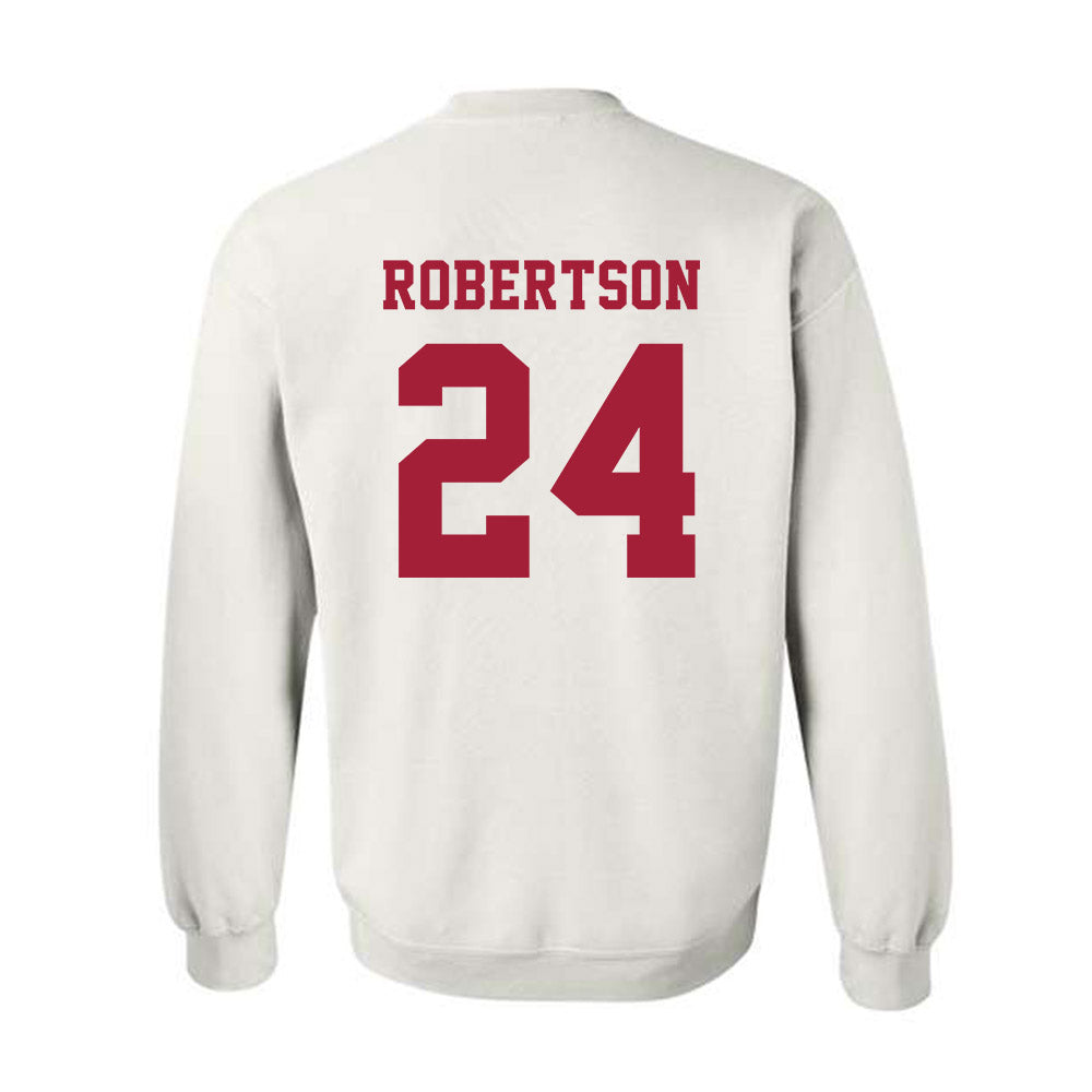 Alabama - NCAA Baseball : Tate Robertson - NCAA® Replica Shersey Crewneck Sweatshirt-1