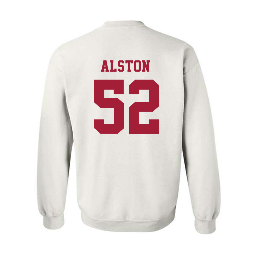 Alabama - NCAA Baseball : Ashton Alston - NCAA® Replica Shersey Crewneck Sweatshirt-1