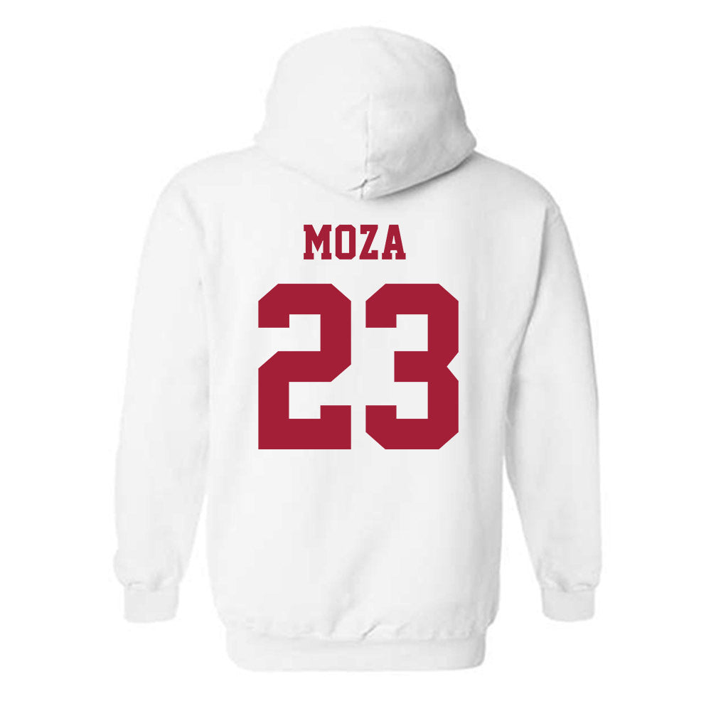 Alabama - NCAA Baseball : Aidan Moza - NCAA® Replica Shersey Hooded Sweatshirt-1