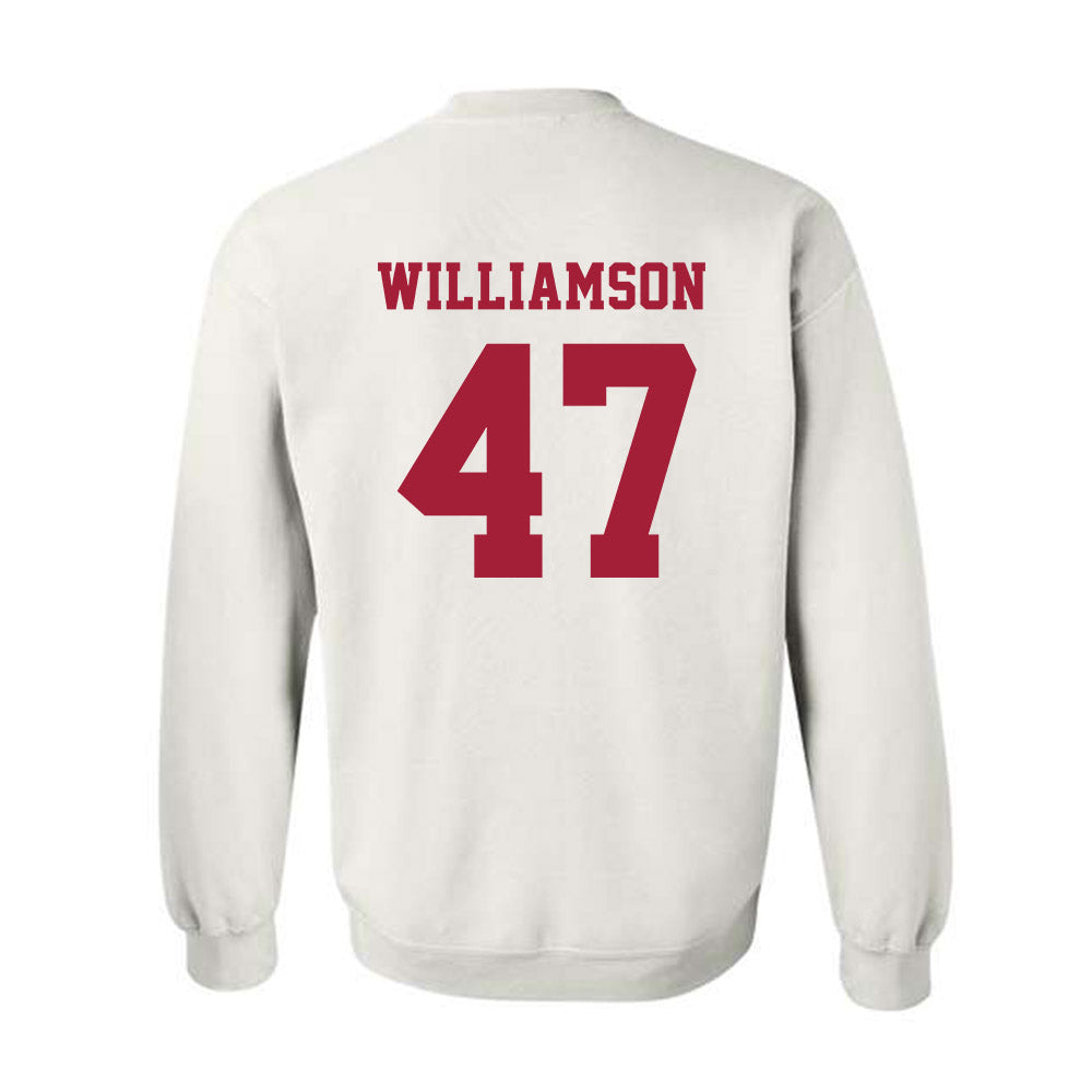 Alabama - NCAA Baseball : Jojo Williamson - NCAA® Replica Shersey Crewneck Sweatshirt-1