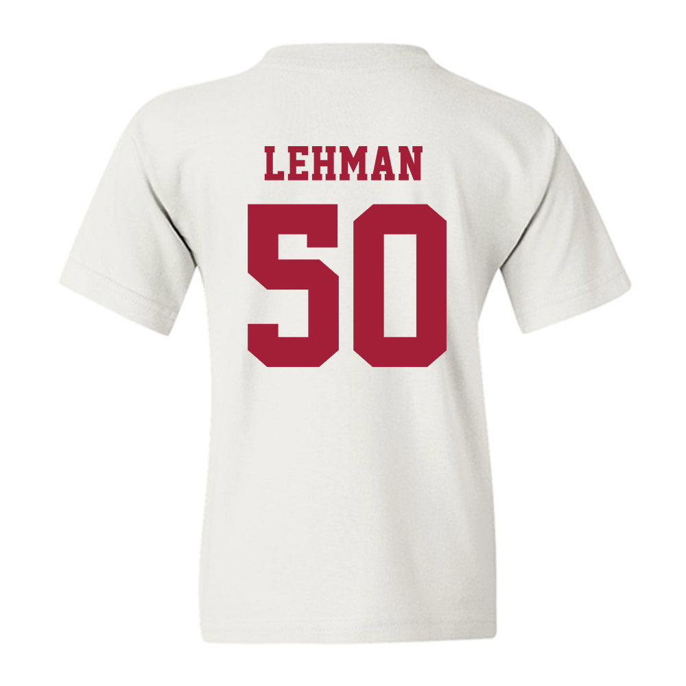 Alabama - NCAA Baseball : Connor Lehman - NCAA® Replica Shersey Youth T-Shirt-1