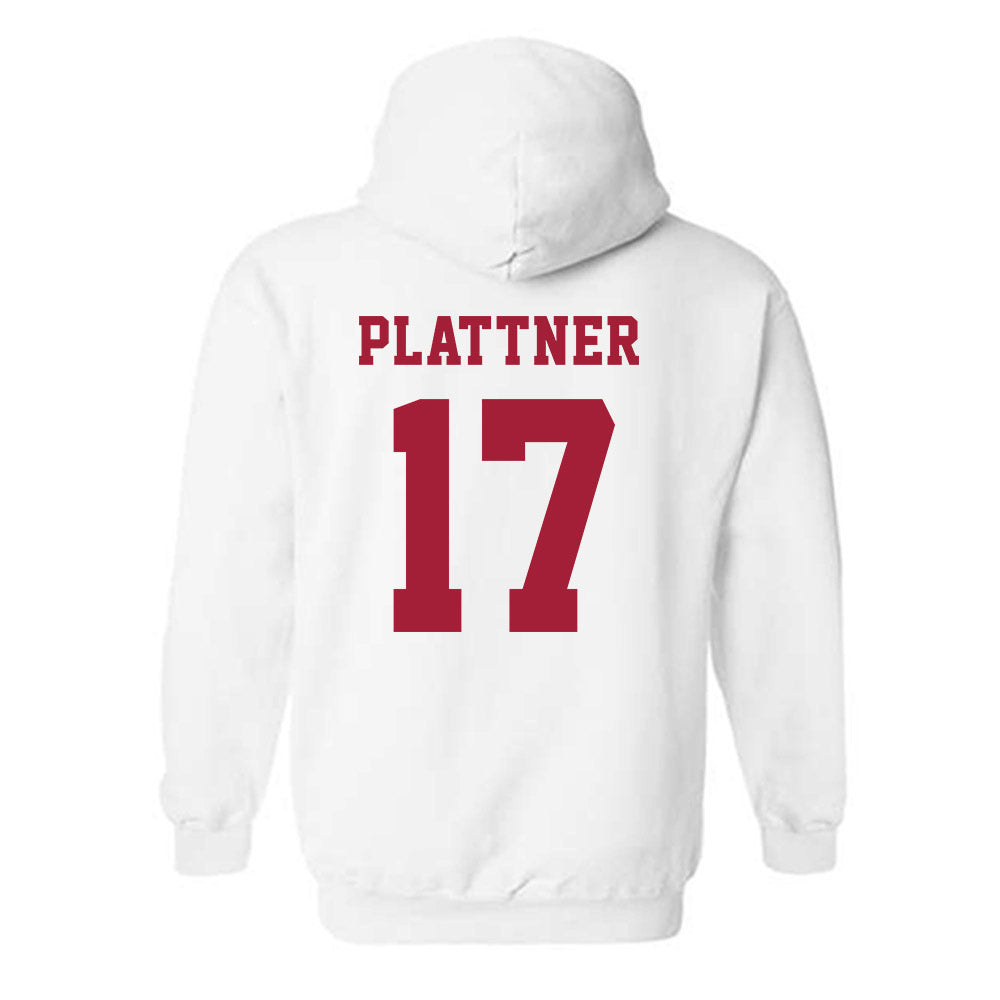 Alabama - NCAA Baseball : Will Plattner - NCAA® Replica Shersey Hooded Sweatshirt-1
