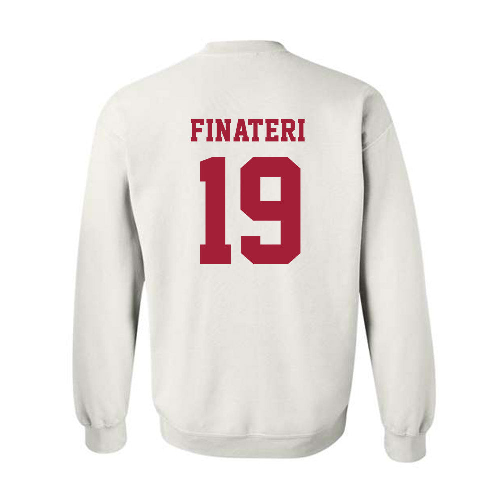 Alabama - NCAA Baseball : Aeden Finateri - NCAA® Replica Shersey Crewneck Sweatshirt-1