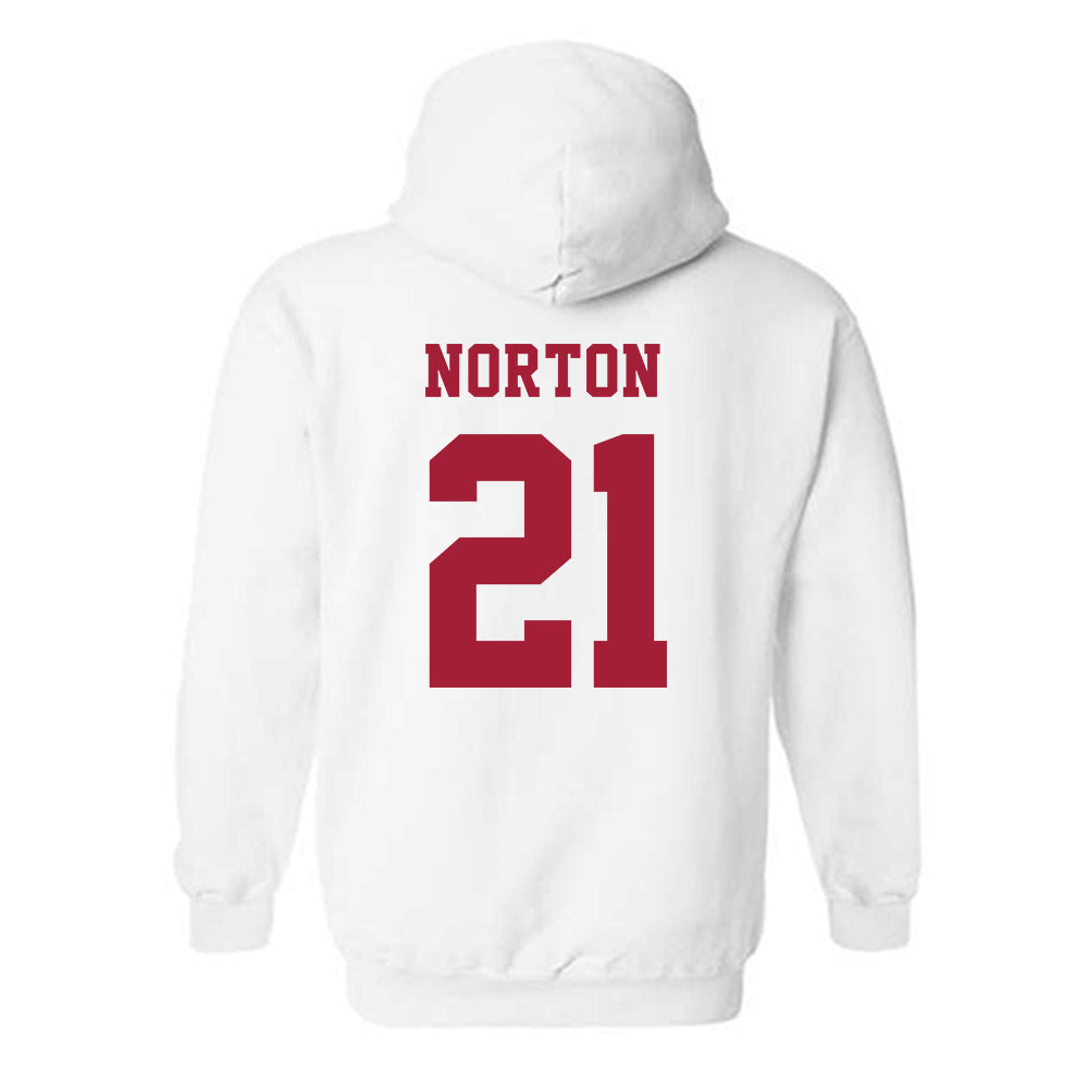 Alabama - NCAA Baseball : Brennen Norton - NCAA® Replica Shersey Hooded Sweatshirt-1