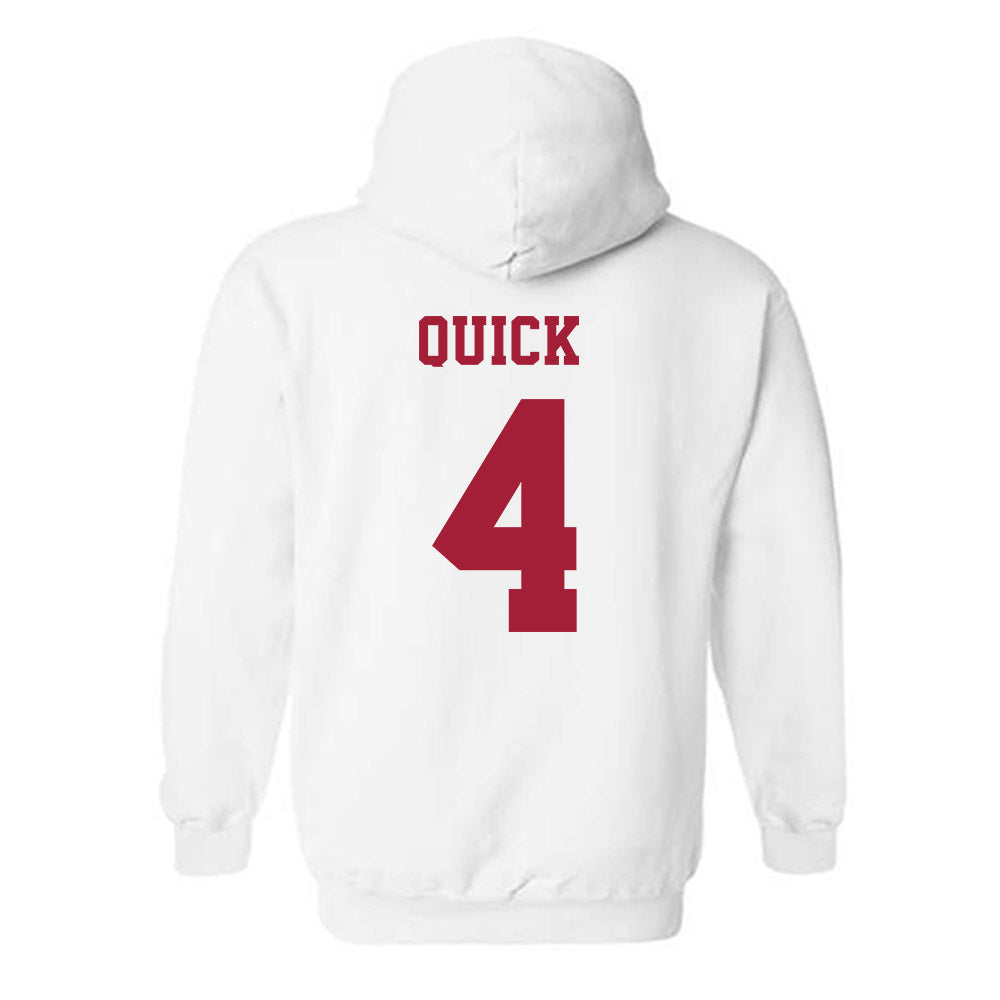 Alabama - NCAA Baseball : Riley Quick - NCAA® Replica Shersey Hooded Sweatshirt-1